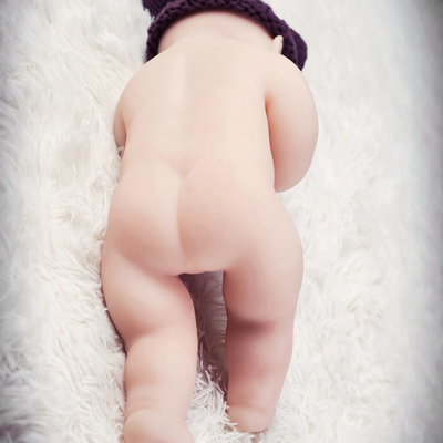 Chiều cao 46cm 18 inch Reborn Baby Girl Doll Đồ chơi trẻ em mini siêu mềm