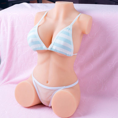 Real Girl 43 cm Half Size Sex Doll Torso Female Stroker Masturbator