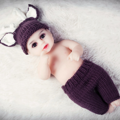 Chiều cao 46cm 18 inch Reborn Baby Girl Doll Đồ chơi trẻ em mini siêu mềm