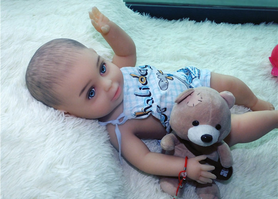 Sống động như thật Mini Boy 58cm 23 inch Rebirth Baby Doll Đồ chơi trẻ em cho trẻ sơ sinh